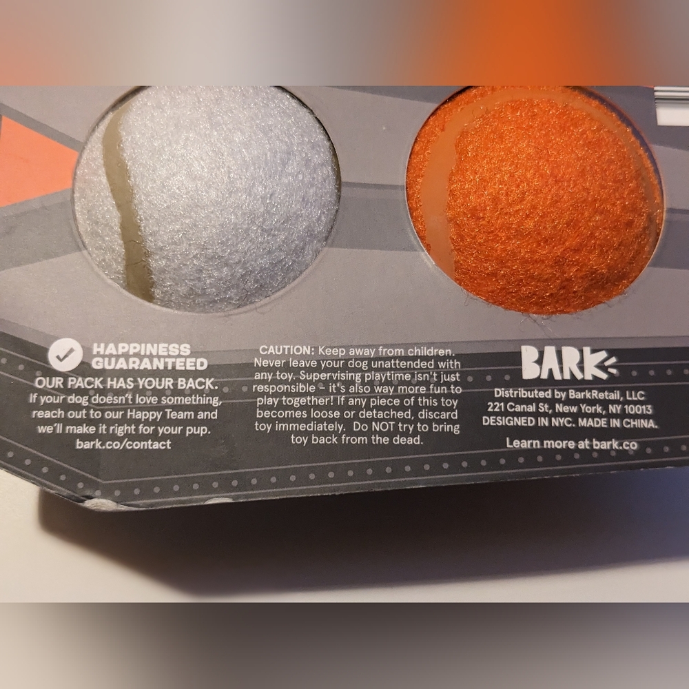 Monster Mutts Bark Tennis Balls - 3 Ball Set - Picture 5 of 5